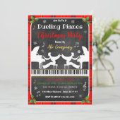 Uitnodiging voor kerstfeestdagen (Staand voorkant)