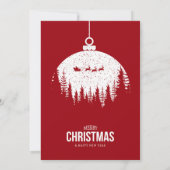 Uitnodiging voor kerstfeestdagen (Achterkant)