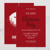 Uitnodiging voor kerstfeestdagen (Voorkant / Achterkant)