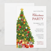 Uitnodiging voor kerstfeestdagen (Voorkant / Achterkant)