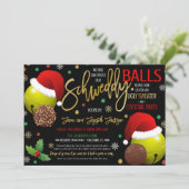 Uitnodiging voor kerstfeestdagen (Staand voorkant)