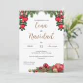 Uitnodiging voor kerstfeestdagen (Staand voorkant)