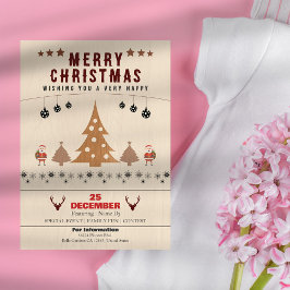 Uitnodiging voor kerstfeestdagen