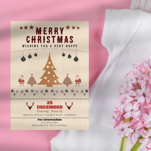 Uitnodiging voor kerstfeestdagen