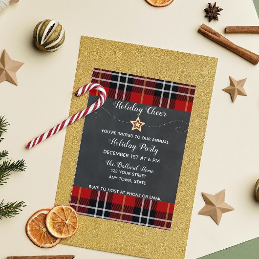 uitnodiging voor kerstfeestdagen