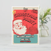 Uitnodiging voor kerstfeestdagen (Staand voorkant)