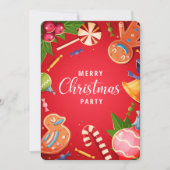 Uitnodiging voor kerstfeestdagen (Voorkant)