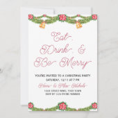 Uitnodiging voor kerstfeestdagen (Voorkant)