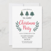 Uitnodiging voor kerstfeestdagen (Voorkant)