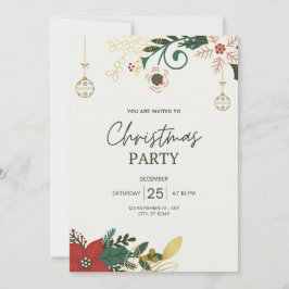 Uitnodiging voor kerstfeestdagen