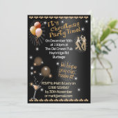 Uitnodiging voor kerstfeestdagen (Staand voorkant)