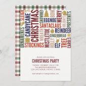 Uitnodiging voor kerstfeestdagen (Voorkant / Achterkant)