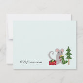 Uitnodiging voor kerstfeestdagen (Achterkant)