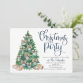 Uitnodiging voor kerstfeestdagen (Staand voorkant)