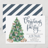 Uitnodiging voor kerstfeestdagen (Voorkant / Achterkant)