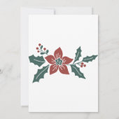 Uitnodiging voor kerstfeestdagen (Achterkant)