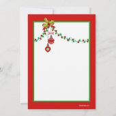 Uitnodiging voor kerstfeestdagen (Achterkant)