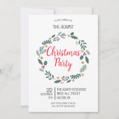 Uitnodiging voor kerstfeestdagen (Voorkant)