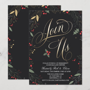 Uitnodiging voor kerstfeestdagen