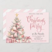 Uitnodiging voor kerstfeestdagen (Voorkant / Achterkant)