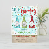 Uitnodiging voor kerstfeestdagen (Staand voorkant)