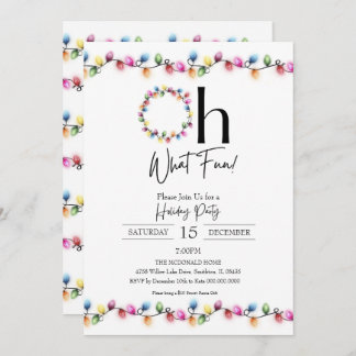 Uitnodiging voor kerstfeestdagen