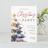 Uitnodiging voor kerstfeestdagen (Staand voorkant)