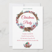 Uitnodiging voor kerstfeestdagen (Voorkant)