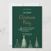 Uitnodiging voor kerstfeestdagen (Voorkant)