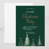 Uitnodiging voor kerstfeestdagen (Voorkant / Achterkant)