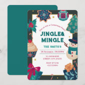 Uitnodiging voor kerstfeestdagen (Voorkant / Achterkant)