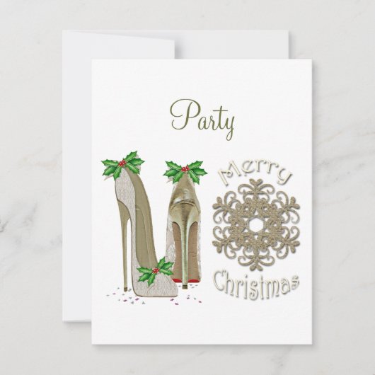 Uitnodiging voor kerstfeestdagen (Voorkant)