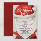 Uitnodiging voor kerstfeestdagen (Voorkant / Achterkant)