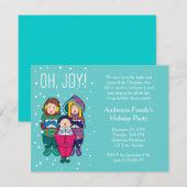 Uitnodiging voor kerstfeestdagen (Voorkant / Achterkant)