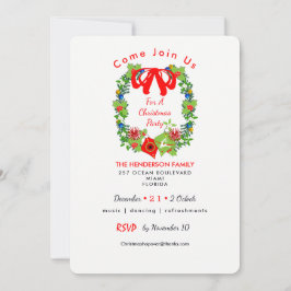 Uitnodiging voor kerstfeestdagen