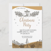 Uitnodiging voor kerstfeestdagen (Voorkant)