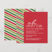  uitnodiging voor kerstfeestdagen (Voorkant / Achterkant)