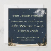 Uitnodiging voor kerstfeestdagen (Achterkant)