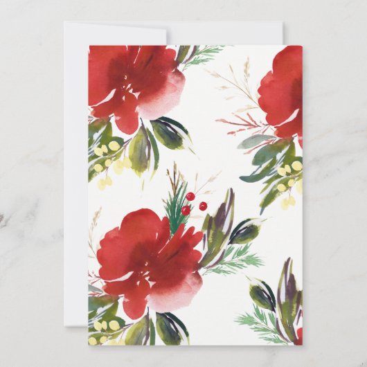 Uitnodiging voor kerstfeestdagen (Achterkant)