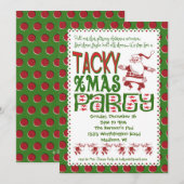 Uitnodiging voor kerstfeestdagen (Voorkant / Achterkant)