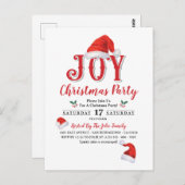 Uitnodiging voor kerstfeestdagen (Voorkant / Achterkant)