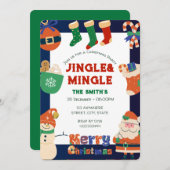 Uitnodiging voor kerstfeestdagen (Voorkant / Achterkant)