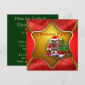 Uitnodiging voor kerstfeestdagen (Voorkant / Achterkant)