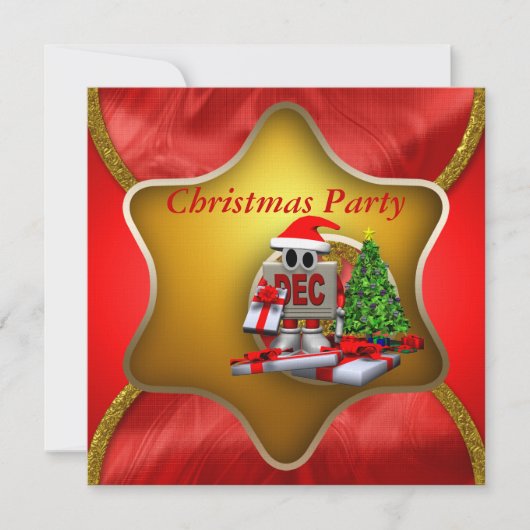 Uitnodiging voor kerstfeestdagen (Voorkant)
