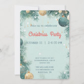 Uitnodiging voor kerstfeestdagen (Voorkant)