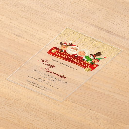 Uitnodiging voor kerstfeestdagen (Laagn)