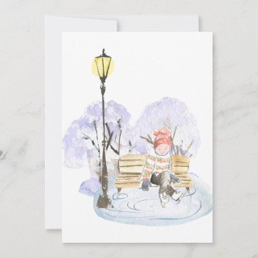 Uitnodiging voor kerstfeestdagen (Achterkant)