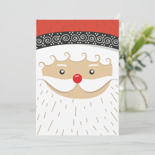 Uitnodiging voor kerstfeestdagen (Staand voorkant)