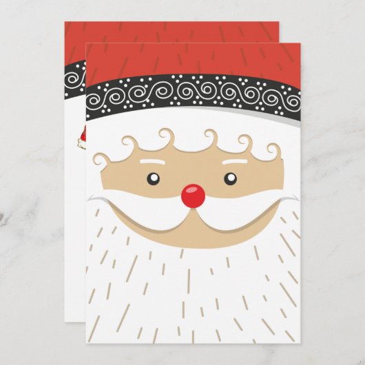 Uitnodiging voor kerstfeestdagen (Voorkant / Achterkant)