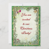 Uitnodiging voor kerstfeestdagen (alle tekst kan w (Voorkant)